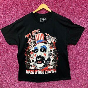Rob Zombie House of 1000 Corpses Captain Spaulding T-shirt XL